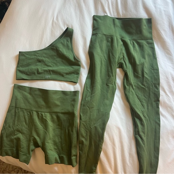 SET Active Other - Set Active Sculptflex Set with Leggings and Biker Shorts